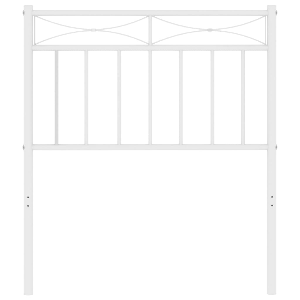 Hoofdbord Metaal 75 cm Wit