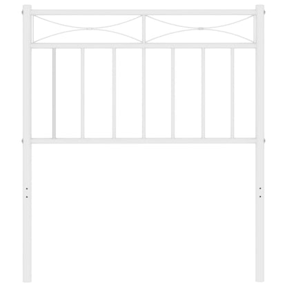 Hoofdbord Metaal 75 cm Wit
