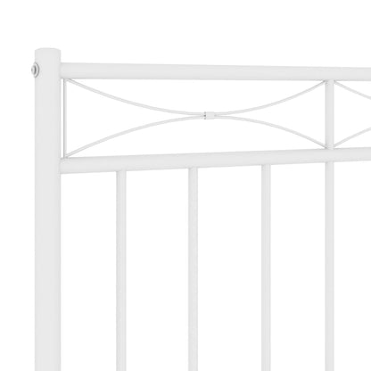 Hoofdbord Metaal 75 cm Wit