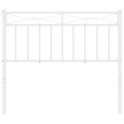 Vervangend hoofdbord 100 cm metaal wit