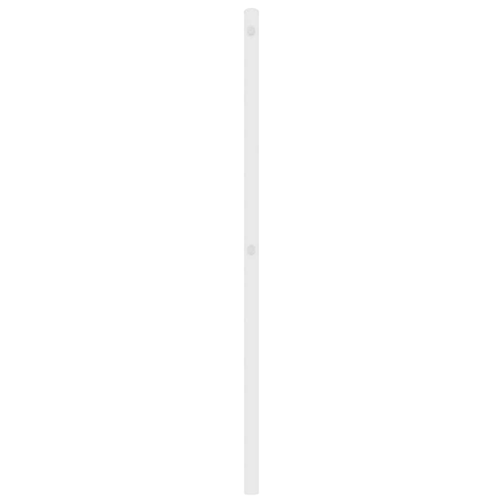 Vervangend hoofdbord 100 cm metaal wit