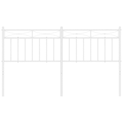 Hoofdbord 150 cm metaal wit