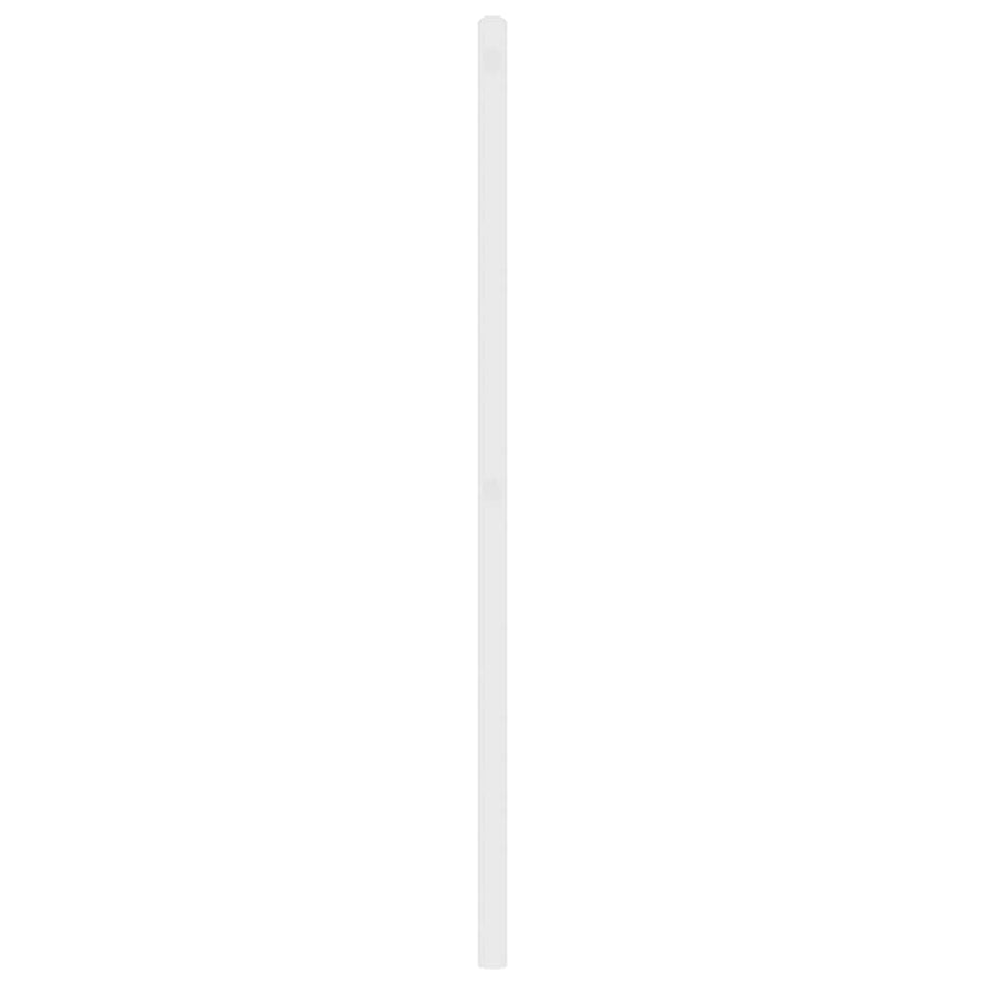Vervangend hoofdbord 180 cm metaal wit