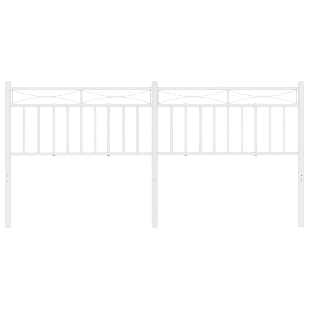 Hoofdbord Metaal 193 cm Wit