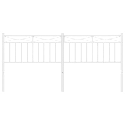 Hoofdbord Metaal 193 cm Wit