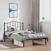 Bedframe metaal 100x190 cm zwart