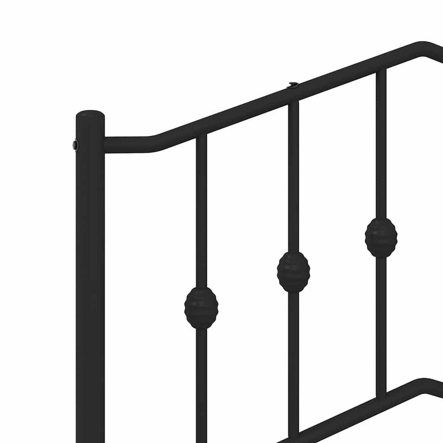 Bedframe Met Hoofd- En Voeteneinde Metaal 135 x 190 cm