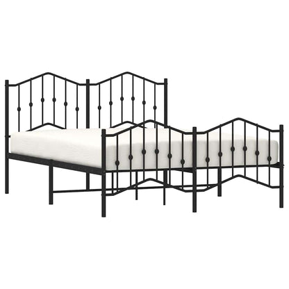 Bedframe Met Hoofd- En Voeteneinde Metaal 150 x 200 cm
