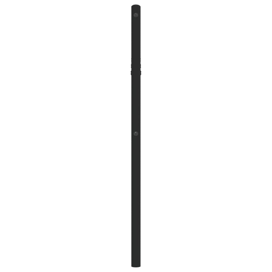 Hoofdbord Metaal 107 cm Zwart