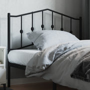 Replacement headboard 107 cm metal black