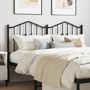 Replacement headboard 150 cm metal black