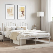Bedframe metaal wit 140x190 cm