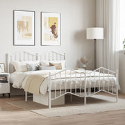 Bedframe metaal wit 135x190 cm