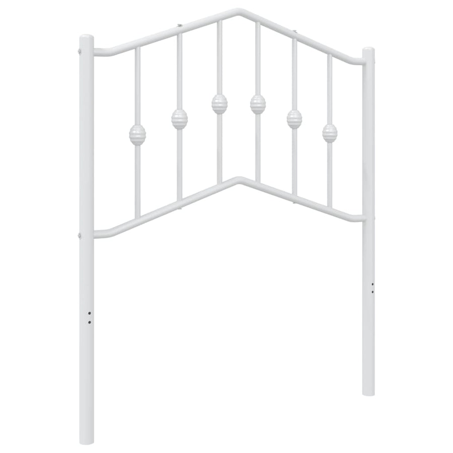 Hoofdbord Metaal 75 cm Wit