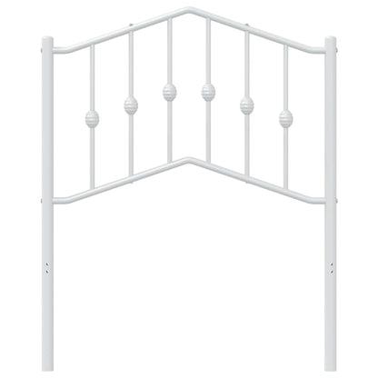 Hoofdbord Metaal 75 cm Wit