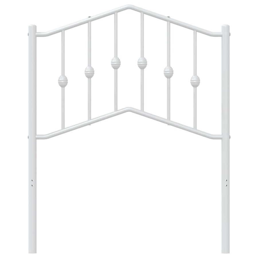 Hoofdbord Metaal 75 cm Wit