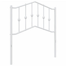 Hoofdbord Metaal 80 cm Wit
