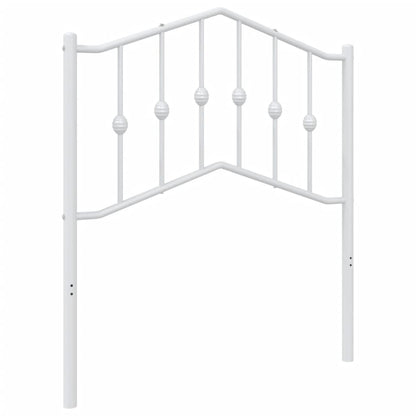 Hoofdbord Metaal 80 cm Wit