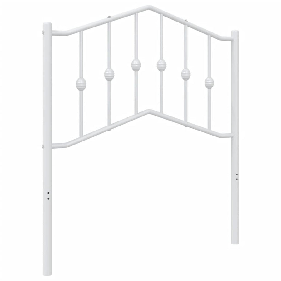 Hoofdbord Metaal 80 cm Wit