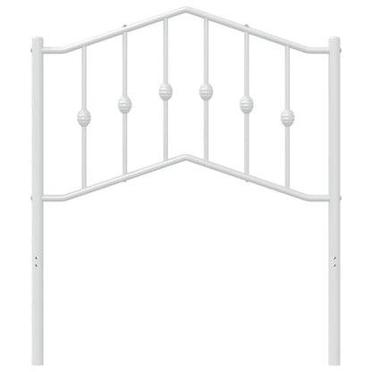 Hoofdbord Metaal 80 cm Wit