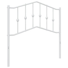 Hoofdbord Metaal 90 cm Wit