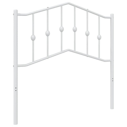 Hoofdbord Metaal 90 cm Wit