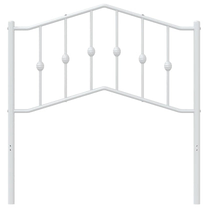 Hoofdbord Metaal 90 cm Wit