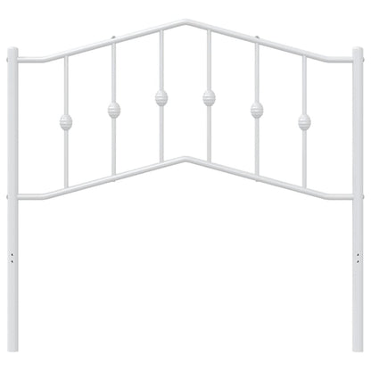 Hoofdbord Metaal 100 cm Wit