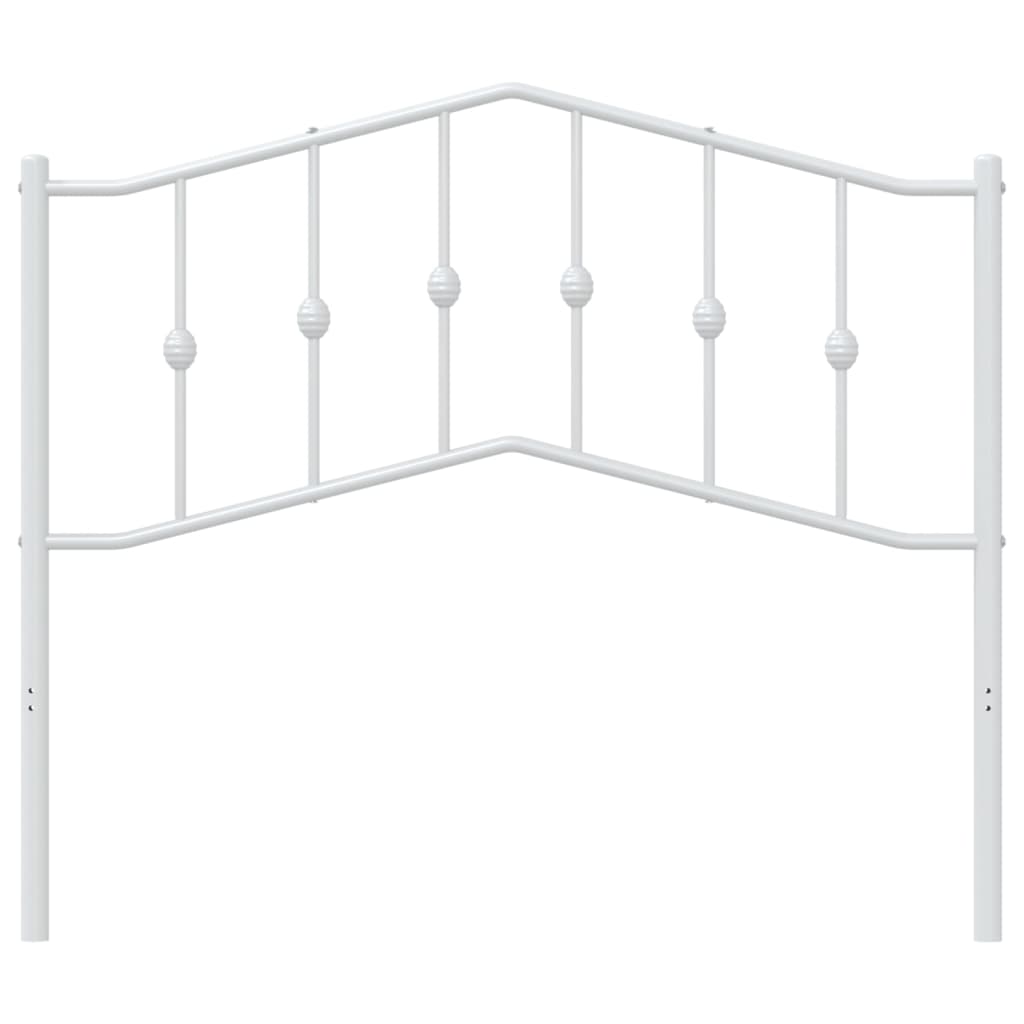 Hoofdbord Metaal 107 cm Wit