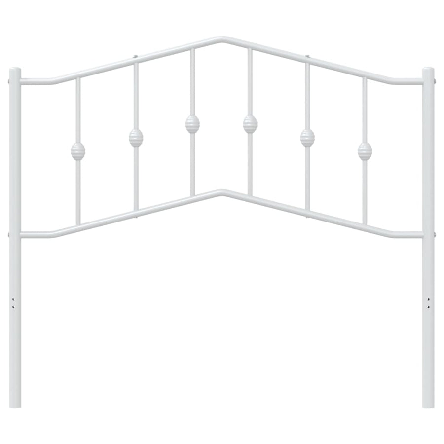Hoofdbord Metaal 107 cm Wit