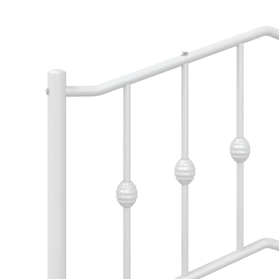 Hoofdbord Metaal 107 cm Wit