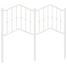 Hoofdbord Metaal 120 cm Wit