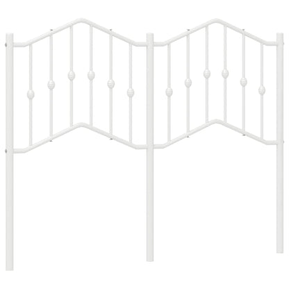 Hoofdbord Metaal 120 cm Wit