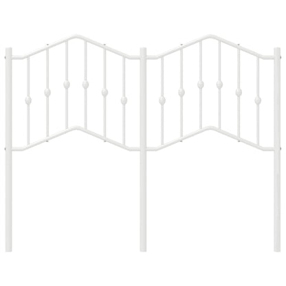 Hoofdbord Metaal 120 cm Wit