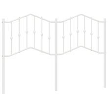 Hoofdbord Metaal 140 cm Wit