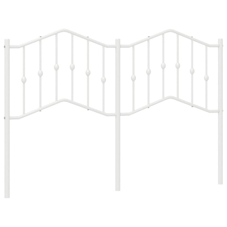 Hoofdbord Metaal 140 cm Wit