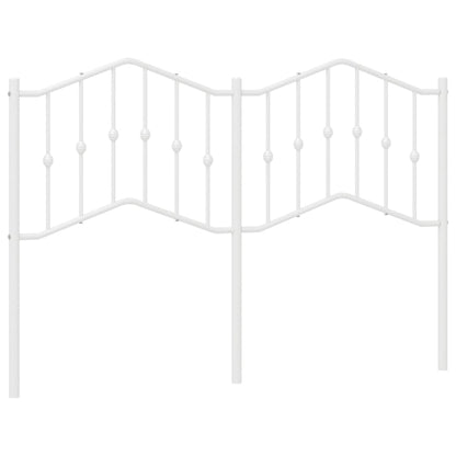 Hoofdbord Metaal 150 cm Wit