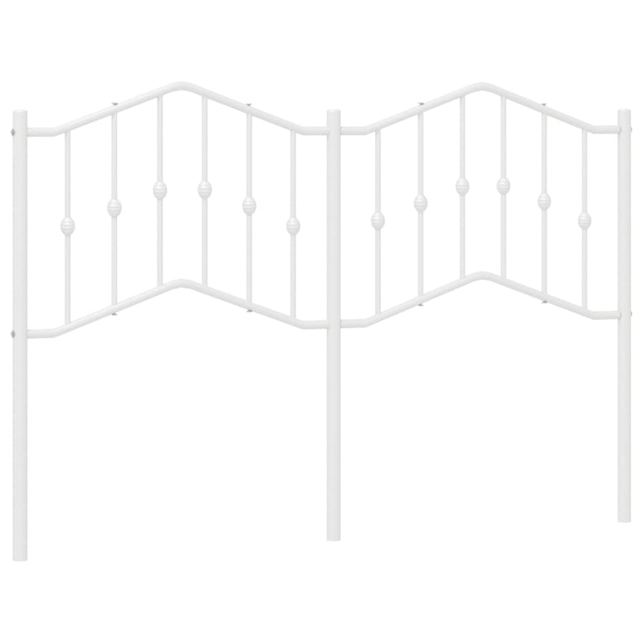 Hoofdbord Metaal 150 cm Wit