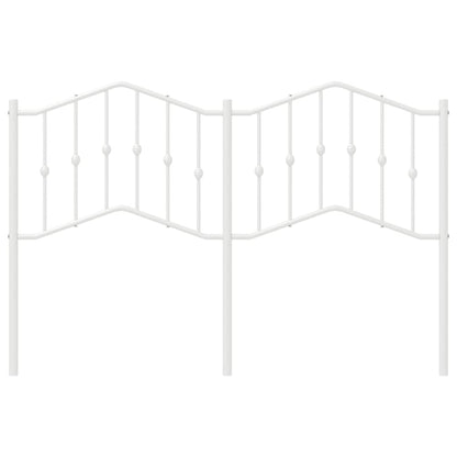 Hoofdbord Metaal 150 cm Wit