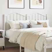 Replacement headboard 150 cm metal white