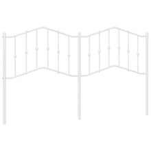Hoofdbord Metaal 160 cm Wit