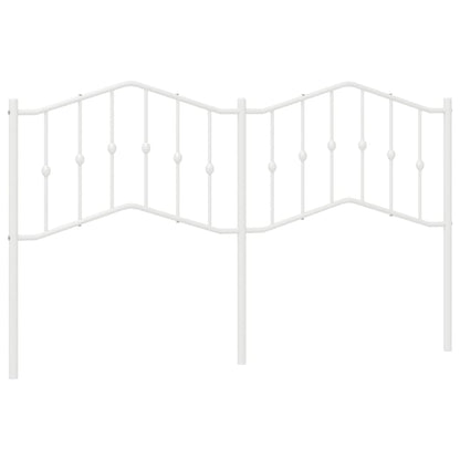 Hoofdbord Metaal 160 cm Wit