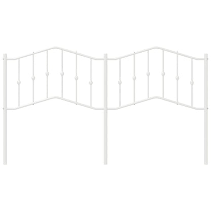 Hoofdbord Metaal 180 cm Wit