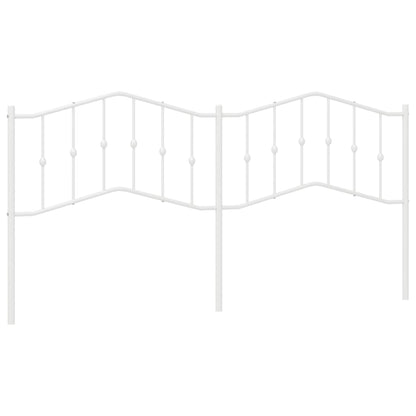 Hoofdbord Metaal 193 cm Wit
