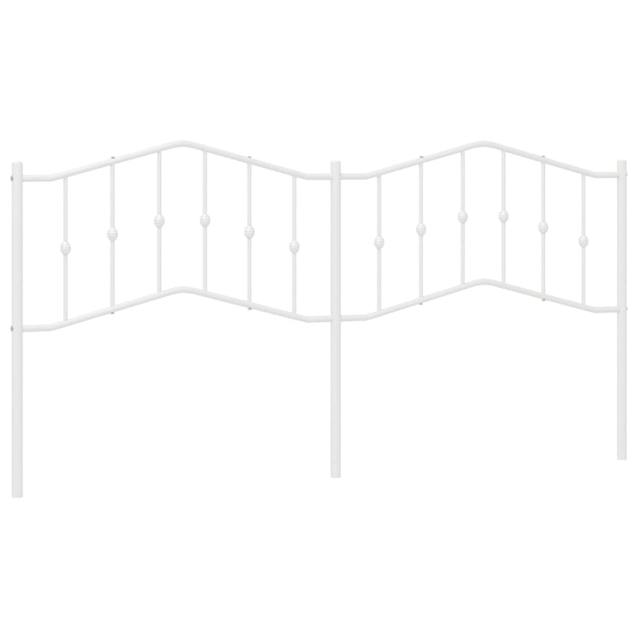 Hoofdbord Metaal 193 cm Wit