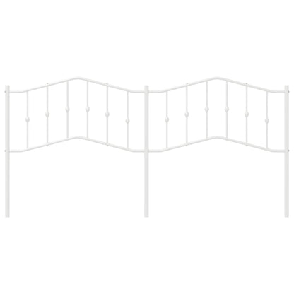 Hoofdbord Metaal 193 cm Wit