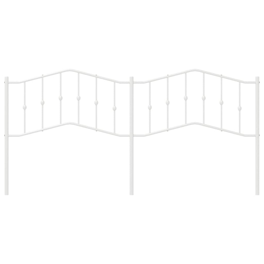 Hoofdbord Metaal 193 cm Wit