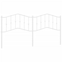 Hoofdbord Metaal 200 cm Wit