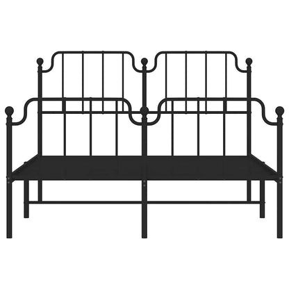 Bedframe Met Hoofd- En Voeteneinde Metaal 150 x 200 cm