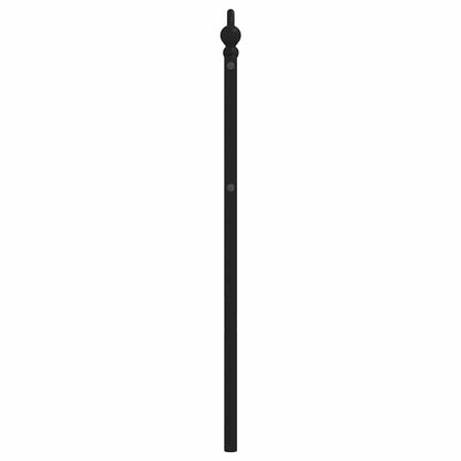 Vervangend hoofdbord 100 cm metaal zwart